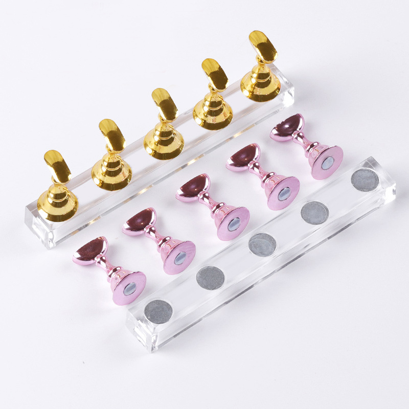 Nail Art Rame - 5/30 개/대 마그네틱 네일 홀더 틀린