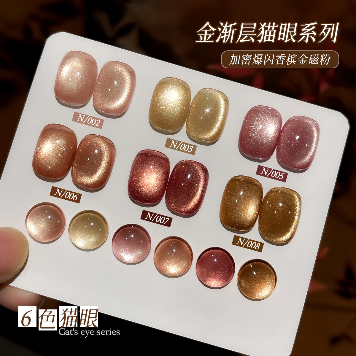 XEIJAYI 6컬러 문라이트 캣아이 네일 젤 세트 네 - Nail Art Cat Eye 리뷰 및 가격