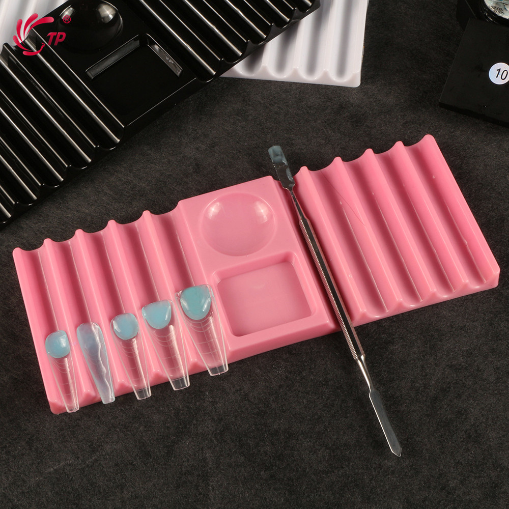 TP 듀얼 폼 홀더 플라스틱 펜 스탠드 네일 아트 도구 - Nail Art Rame 리뷰 및 가격