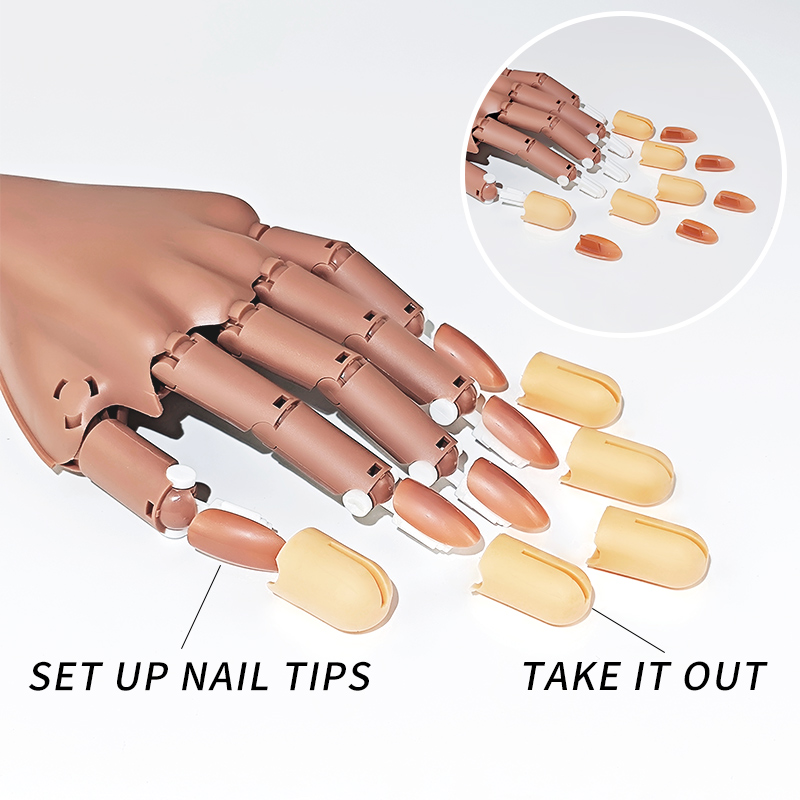 네일 연습용 손 가동 가능한 부품 팁 아트 용품 도구  - Nail Art Rame 리뷰 및 가격