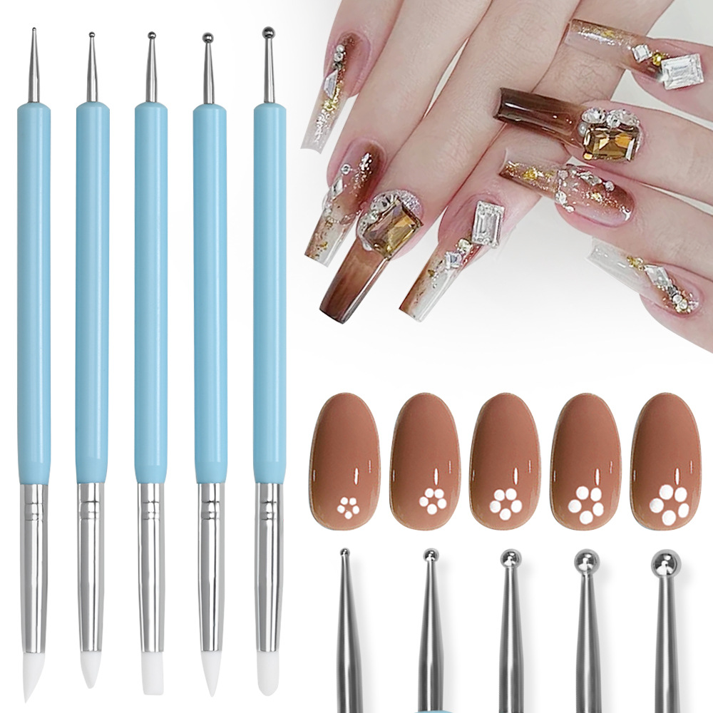 1/3/5/6/pcs/set 네일 아트 브러쉬-실리콘  - Nail Art Rame 리뷰 및 가격